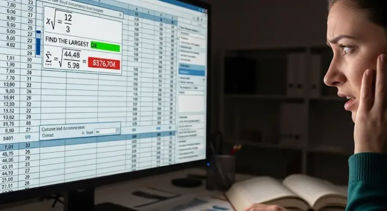 Excel: Miért nem írja ki a legnagyobb számot?