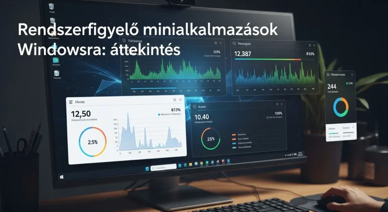 Rendszerfigyelő minialkalmazások Windowsra: áttekintés