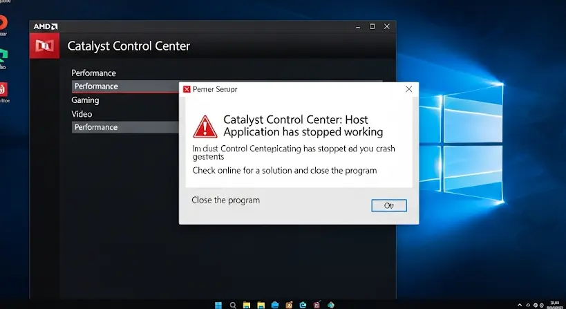AMD Catalyst Control Center váratlan leállása: Hibaelhárítás