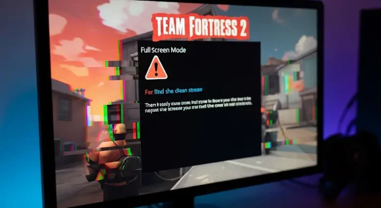 Team Fortress 2 teljes képernyős mód hiba Steam alatt