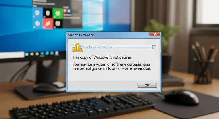 „Windows ezen példánya nem eredeti” hiba: Slui.exe törlésének biztonsága