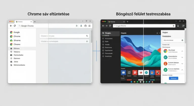Chrome sáv eltüntetése: Böngésző felület testreszabása
