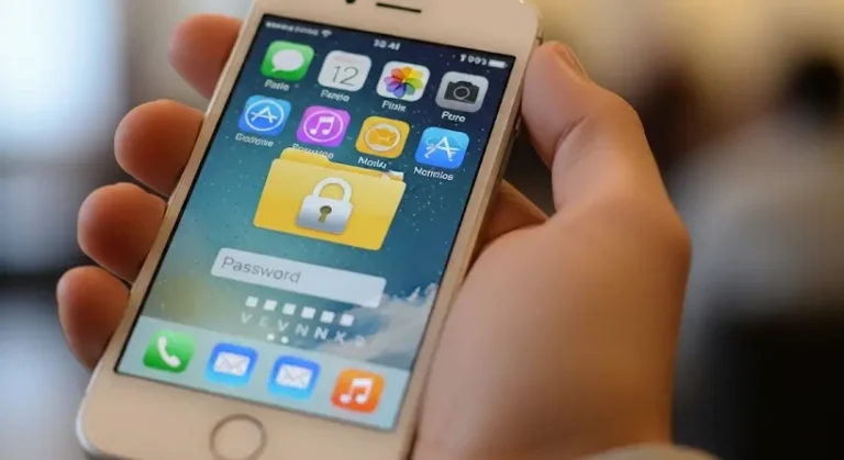 Mappák és alkalmazások jelszavazása iPhone 5S-en: Alkalmazások