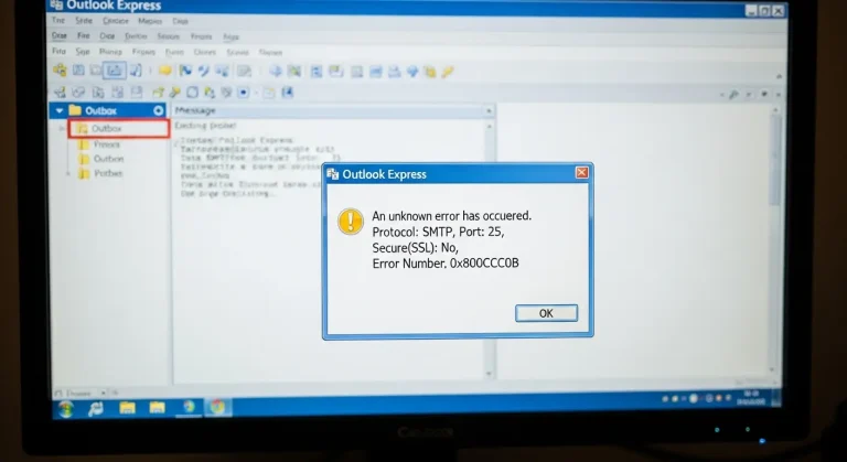 Outlook Express levélküldési problémák: Hibaelhárítás