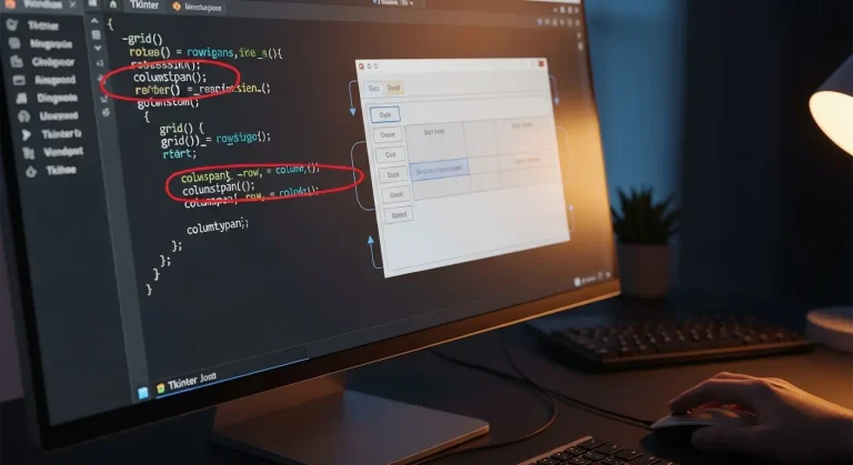 Tkinter Python: Ablakméretezés a grid rendszerben