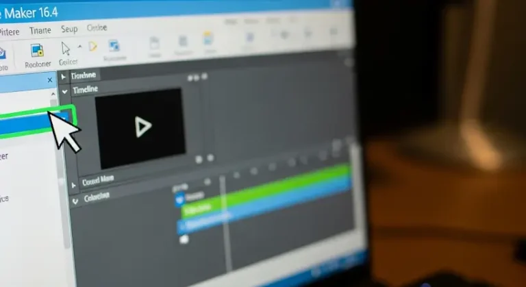 Windows Movie Maker 16.4: idősor bekapcsolása