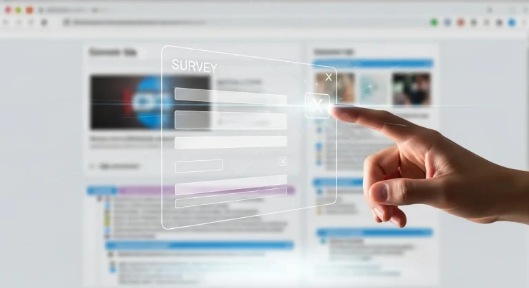 „Survey” felugró ablakok: hogyan lehet kikerülni őket?