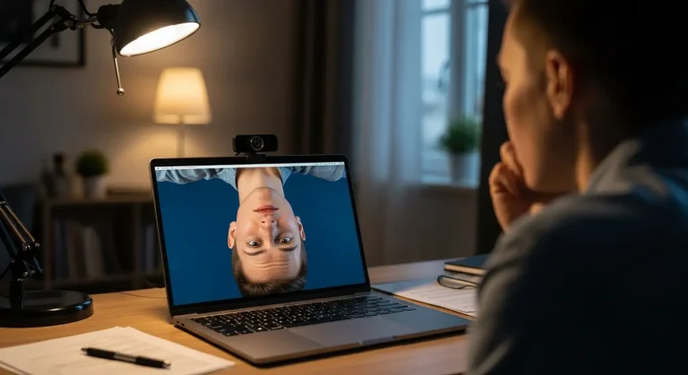 Skype webkamera probléma: Miért fejtetőn áll a kép?