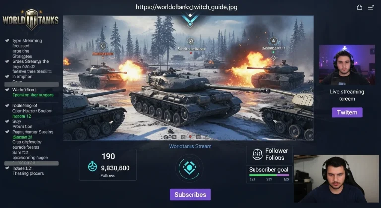 World of Tanks közvetítés Twitchen: lépésről lépésre útmutató