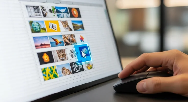 Képek kijelölése Excel táblázatban (nem a táblázat maga)