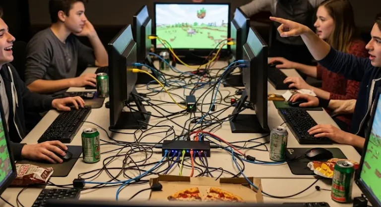 Minecraft LAN szerver: hogyan csatlakozzanak a játékosok?