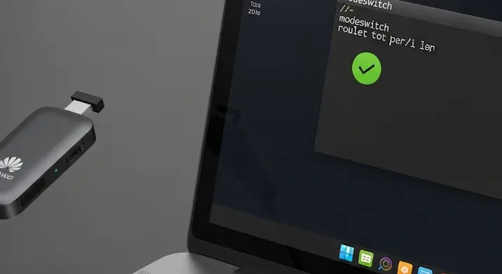 Huawei mobil Wi-Fi csatlakoztatása Linux Mint 17.1-en a modeswitch paranccsal