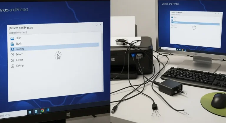 Windows 8 vezérlőpult hiba: Eszközök és nyomtatók nem töltődnek be