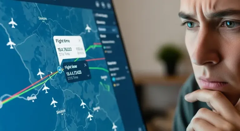 Flightradar időeltérés: Miért mutat egy órával korábbi időt?