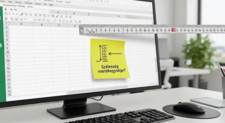 Microsoft Office Excel: Szélesség mértékegysége a programban