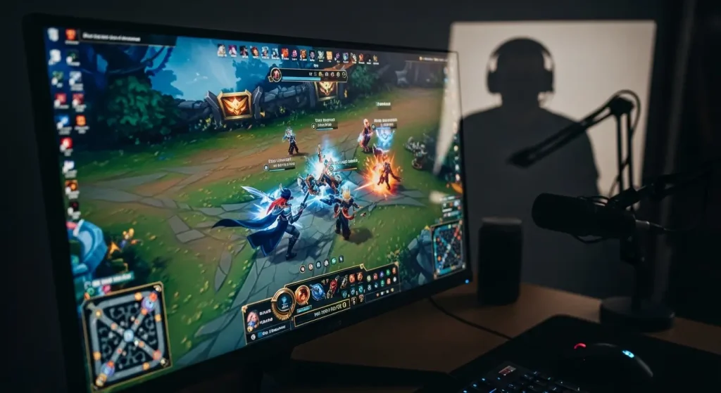 League of Legends videók rögzítése és kommentálása YouTube-ra