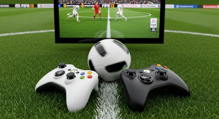 FIFA 13 PC-n: két Xbox 360 kontrolleres játék