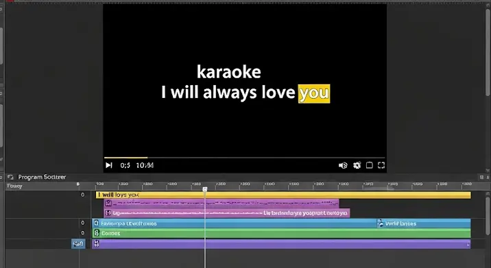 Karaoke felirat készítése Adobe Premiere Pro CC-ben