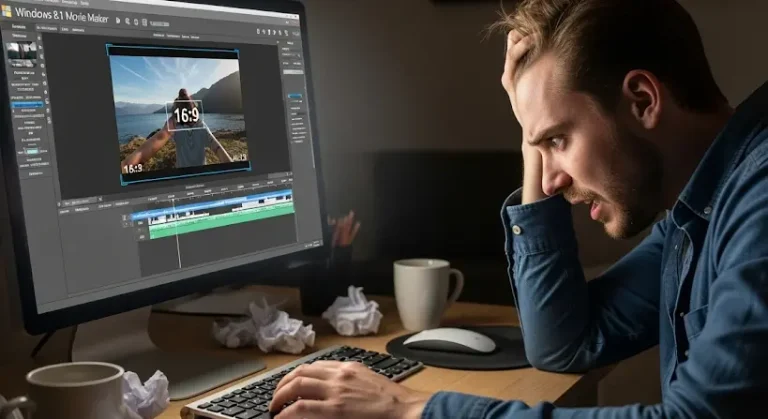 Windows 8.1 Movie Maker probléma: 16:9 videó 4:3-ban