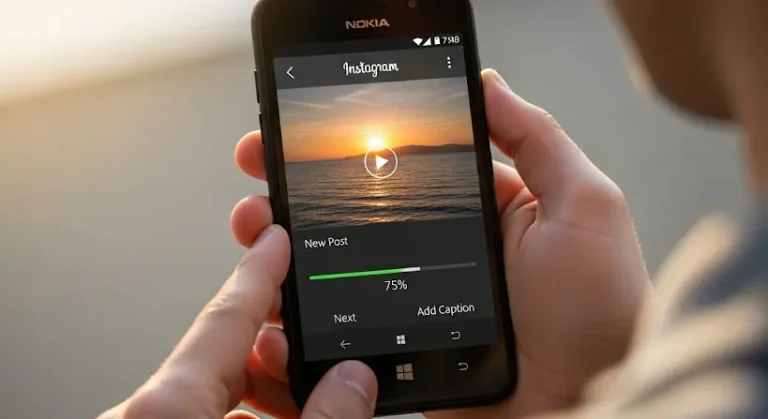 Meglévő videó feltöltése Instagramra Windows Phone-ról