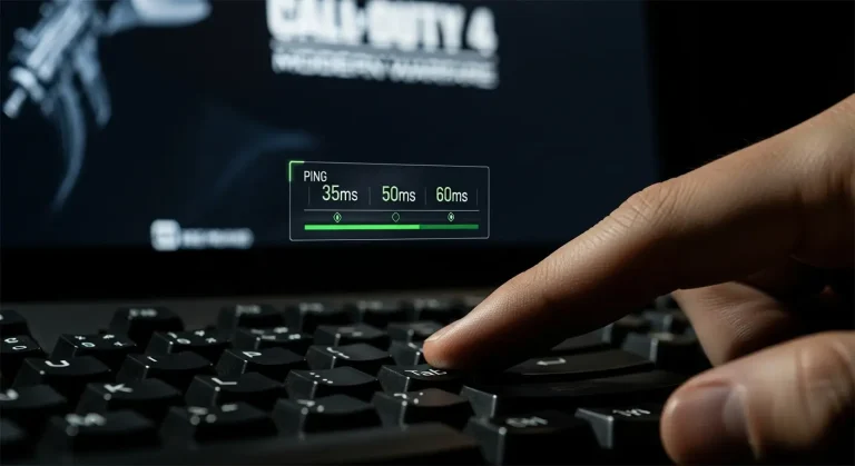 Ping megjelenítése Call of Duty 4-ben: Beállítások és tippek