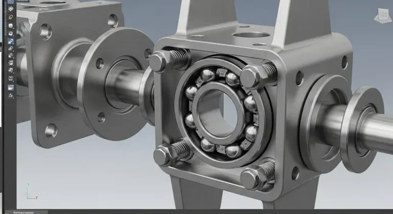 Inventor csapágyrögzítés modellezése: lépésről lépésre