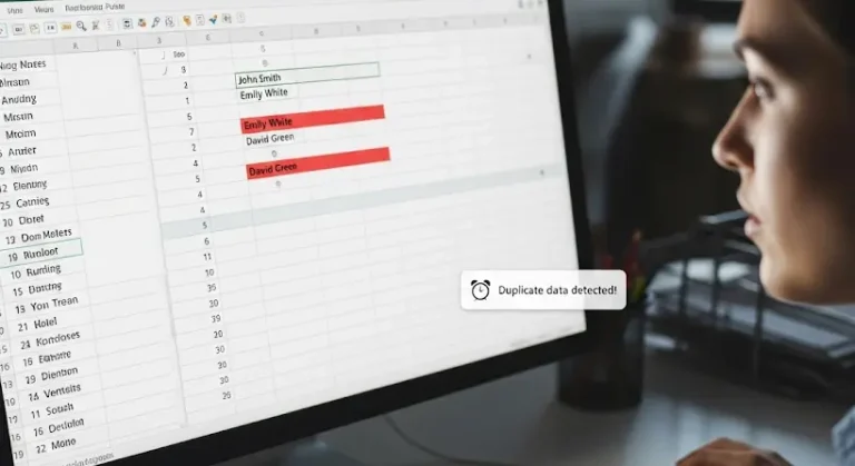 Excel cella tartalom ismétlődésének figyelése: Értesítés beállítása