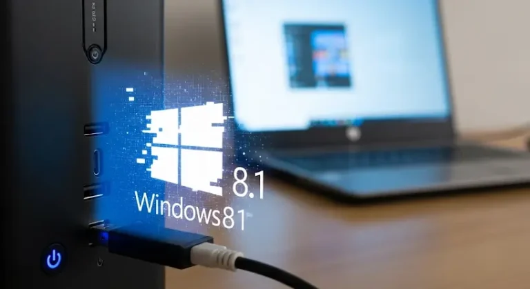HP laptophoz kapott Windows 8.1 pendrive asztali PC-re