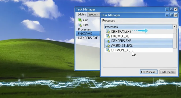 Windows XP indítási programok: IGFXTRAY, HKCMD, IGFXPERS, ALCMTR, VM305_STI, CTFMON – Fontosságuk és kezelésük
