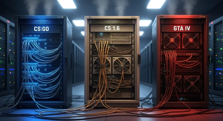 Szerver RAM fogyasztás: CS:GO, CS 1.6 és GTA IV