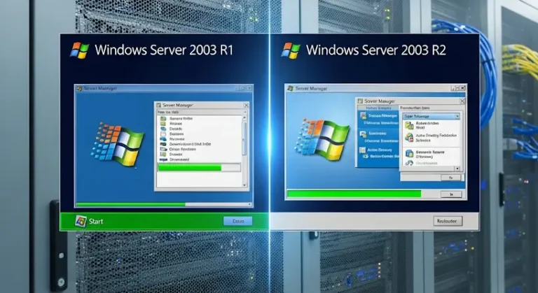 Windows Server 2003 R1 és R2 közötti különbségek