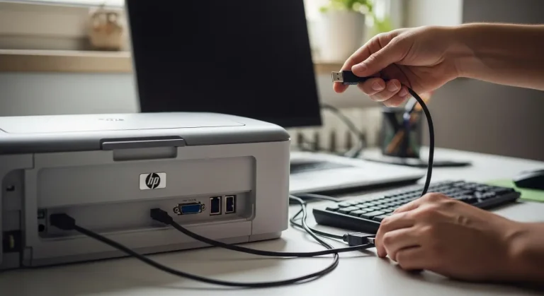 HP DeskJet 5150 nyomtató csatlakoztatása: Útmutató