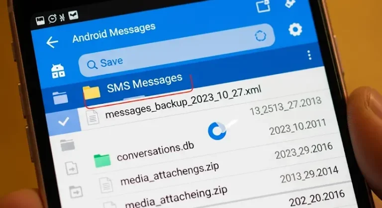 Android üzenetek mentése: Melyik mappában tárolódnak?