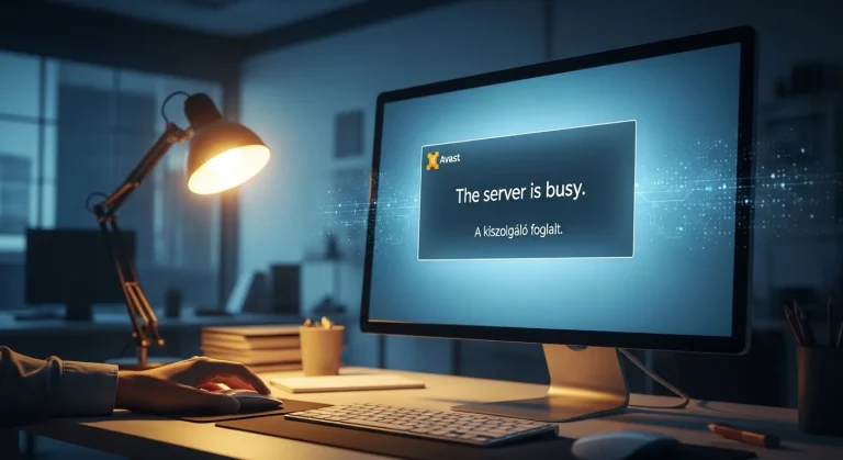 Avast hibaüzenet: „a kiszolgáló foglalt” indításkor
