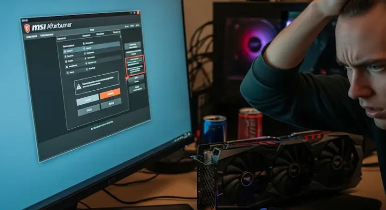 MSI Afterburner: A feltuningolt videókártya MHz értékének mentési problémái