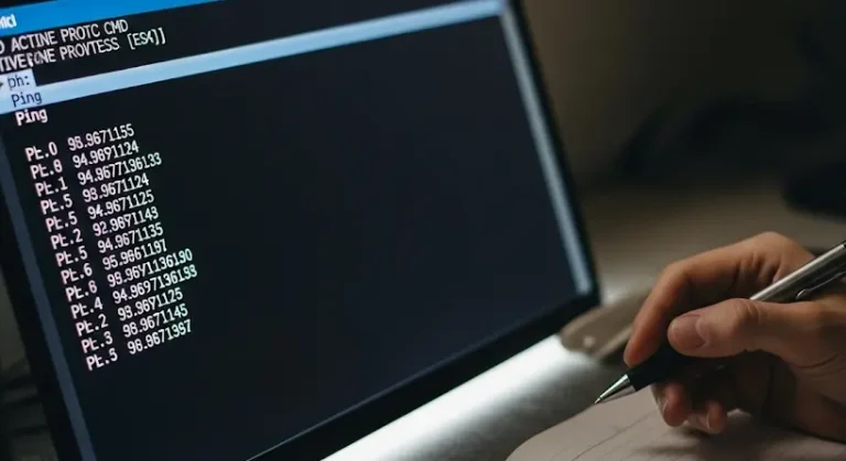 CMD ping leállítása és adatok mentése jegyzettömbbe