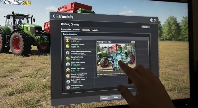 Farming Simulator 2015 pénzcsalás: gépek beszerzése