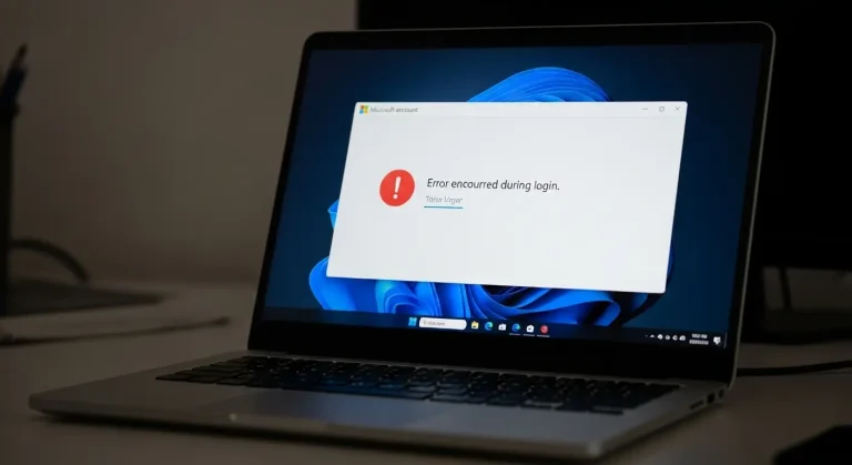 Microsoft fiók bejelentkezési hiba laptopon: Lehetséges okok és megoldások