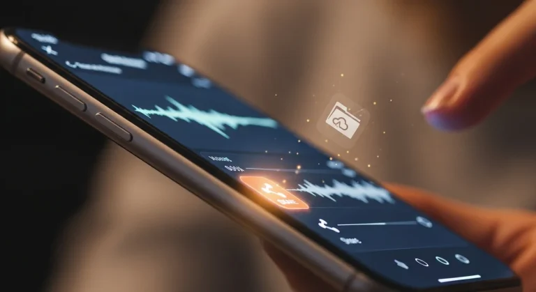 Mobiltelefon hangfelvételeinek mentése az alkalmazáson kívül