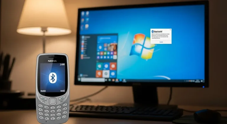 Nokia 206 és Windows 7 PC Bluetooth csatlakoztatása