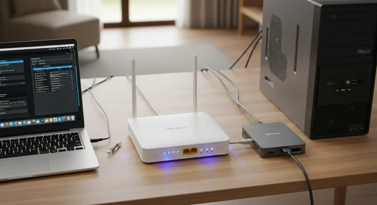 WiFi client bridge beállítása vegyes titkosítással