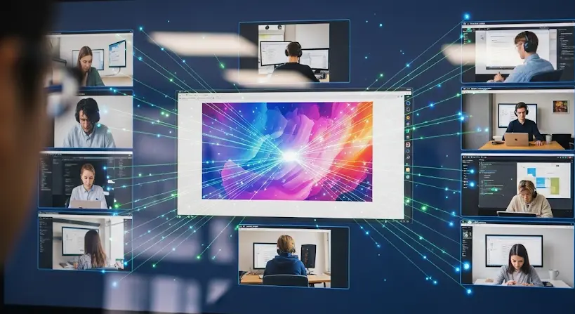 Diákok gépeinek kivetítése: Informatikatanári programok