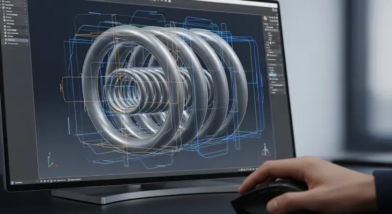 Rúgó rajzolása SolidWorksben: Lépésről lépésre útmutató