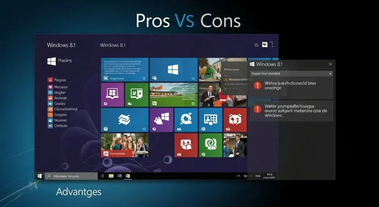 Windows 8.1 operációs rendszer: előnyök és hátrányok
