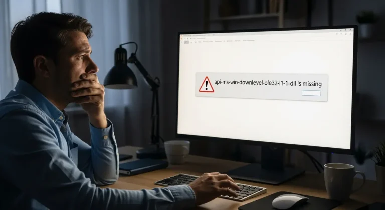Program indítási hiba: hiányzó api-ms-win-downlevel-ole32-l1-1-0.dll
