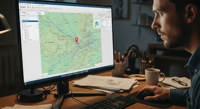 GPS koordináták megjelenítése Quantum GIS (QGIS) szoftverben
