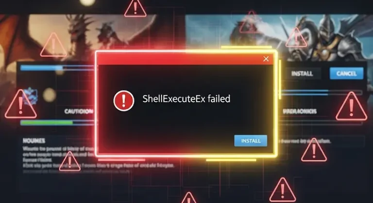 ShellExecuteEx hiba játék telepítéskor: Okok és megoldások