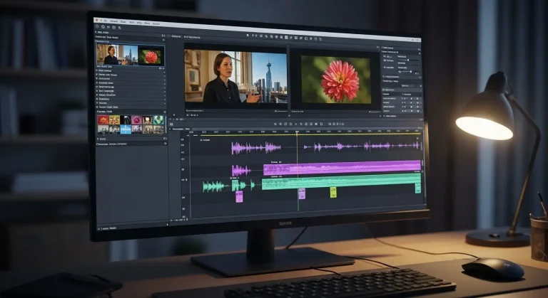 Videószerkesztés: Több hangsáv, mozgókép és kép egy videóban