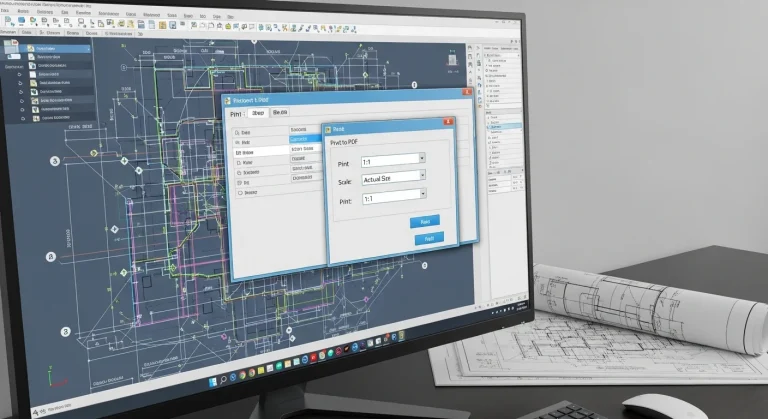 AutoCAD 2014: DWG PDF-be nyomtatása valós méretarányban