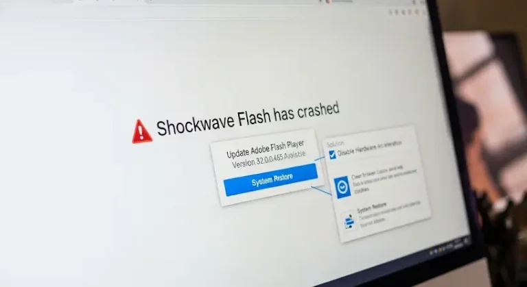 Shockwave Flash hiba elhárítása: bővítmények és beállítások
